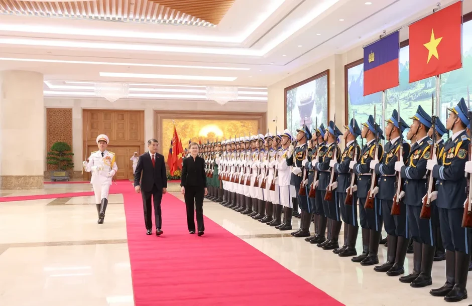 Thủ tướng Lê Minh Hưng chủ trì lễ đón chính thức Thủ tướng Liechtenstein Thủ tướng Lê Minh Hưng chủ trì lễ đón chính thức Thủ tướng Liechtenstein