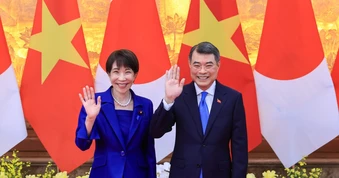 Thủ tướng Lê Minh Hưng chủ trì lễ đón chính thức Thủ tướng Nhật Bản Takaichi Sanae