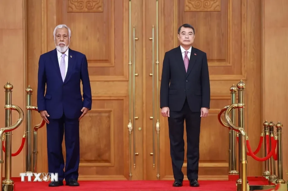 Thủ tướng Lê Minh Hưng chủ trì lễ đón chính thức Thủ tướng Timor-Leste Thủ tướng Lê Minh Hưng chủ trì lễ đón chính thức Thủ tướng Timor-Leste