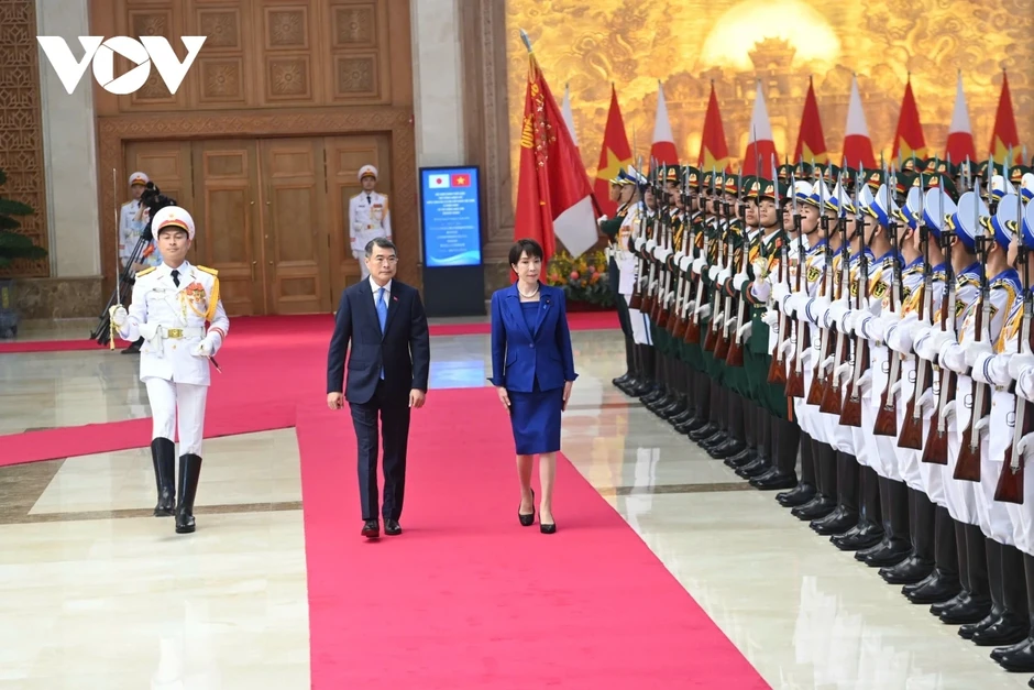 Thủ tướng Lê Minh Hưng chủ trì Lễ đón Thủ tướng Nhật Bản thăm chính thức Việt Nam Thủ tướng Lê Minh Hưng chủ trì Lễ đón Thủ tướng Nhật Bản thăm chính thức Việt Nam