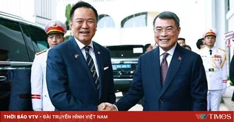 Thủ tướng Lê Minh Hưng chủ trì lễ đón trọng thể Thủ tướng Thái Lan