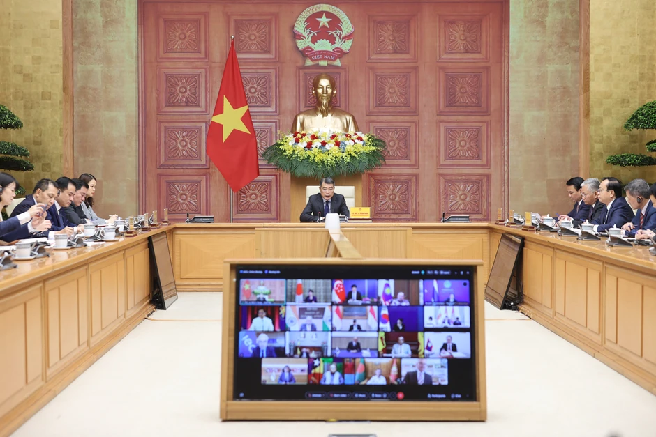 Thủ tướng Lê Minh Hưng đề xuất 3 định hướng hợp tác quan trọng tại Hội nghị AZEC mở rộng Thủ tướng Lê Minh Hưng đề xuất 3 định hướng hợp tác quan trọng tại Hội nghị AZEC mở rộng