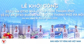 Thủ tướng Lê Minh Hưng dự khởi công 3 dự án nhà ở cho thuê, 5 dự án đường sắt đô thị