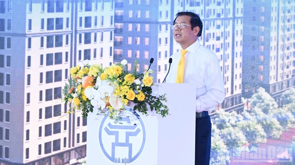 Thủ tướng Lê Minh Hưng dự lễ khởi công đồng loạt các dự án nhà ở cho thuê và đường sắt đô thị thành phố Hà Nội Thủ tướng Lê Minh Hưng dự lễ khởi công đồng loạt các dự án nhà ở cho thuê và đường sắt đô thị thành phố Hà Nội