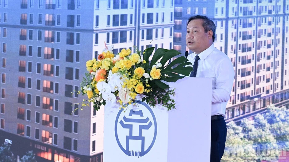 Thủ tướng Lê Minh Hưng dự lễ khởi công đồng loạt các dự án nhà ở cho thuê và đường sắt đô thị thành phố Hà Nội Thủ tướng Lê Minh Hưng dự lễ khởi công đồng loạt các dự án nhà ở cho thuê và đường sắt đô thị thành phố Hà Nội