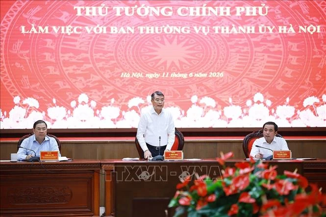 Thủ tướng Lê Minh Hưng: Hà Nội phải đóng góp nhiều hơn cho mục tiêu tăng trưởng của cả nước Thủ tướng Lê Minh Hưng: Hà Nội phải đóng góp nhiều hơn cho mục tiêu tăng trưởng của cả nước