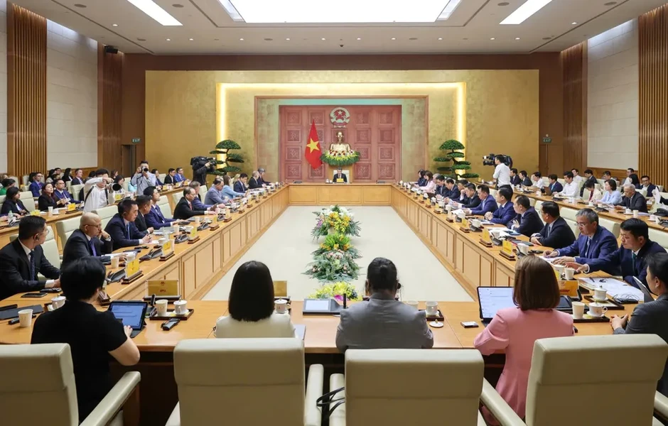 Thủ tướng Lê Minh Hưng làm việc với 52 doanh nghiệp hàng đầu của Hoa Kỳ Thủ tướng Lê Minh Hưng làm việc với 52 doanh nghiệp hàng đầu của Hoa Kỳ