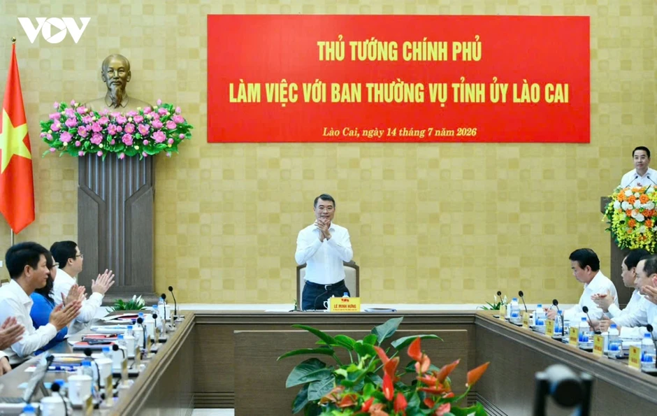 Thủ tướng Lê Minh Hưng làm việc với Ban Thường vụ Tỉnh uỷ Lào Cai Thủ tướng Lê Minh Hưng làm việc với Ban Thường vụ Tỉnh uỷ Lào Cai