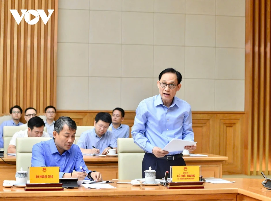 Thủ tướng Lê Minh Hưng làm việc với Bộ Ngoại giao
