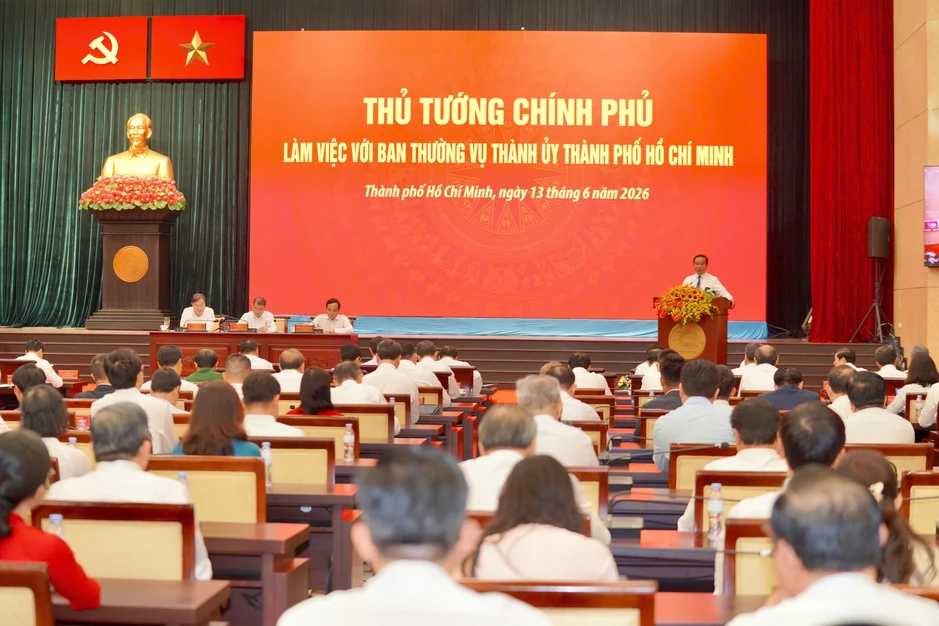 Thủ tướng Lê Minh Hưng làm việc với TPHCM Thủ tướng Lê Minh Hưng làm việc với TPHCM
