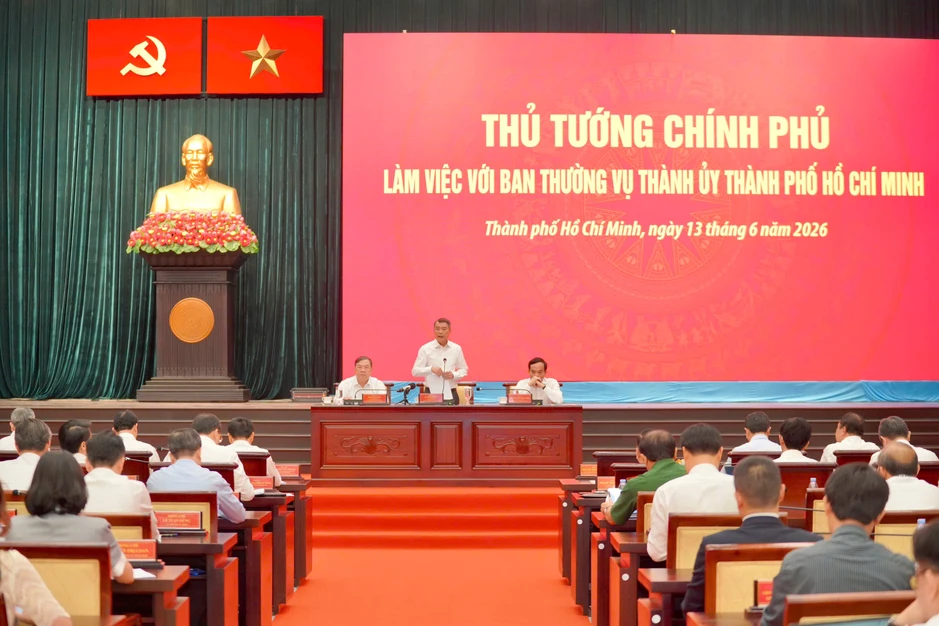 Thủ tướng Lê Minh Hưng làm việc với TPHCM Thủ tướng Lê Minh Hưng làm việc với TPHCM
