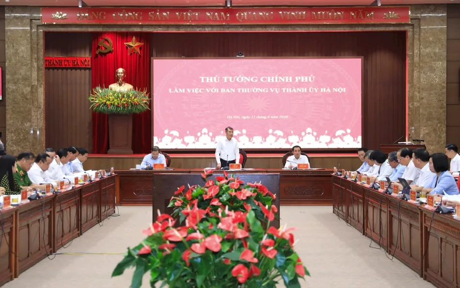Thủ tướng Lê Minh Hưng: Nhận diện điểm nghẽn, thúc đẩy Hà Nội tăng trưởng hai con số Thủ tướng Lê Minh Hưng: Nhận diện điểm nghẽn, thúc đẩy Hà Nội tăng trưởng hai con số