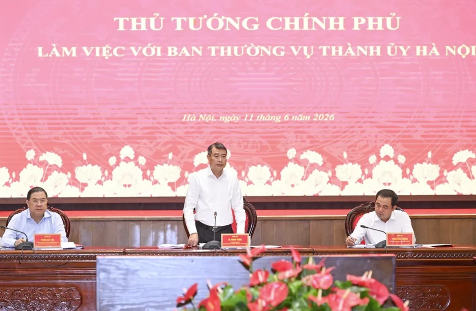 Thủ tướng Lê Minh Hưng: Nhận diện điểm nghẽn, thúc đẩy Hà Nội tăng trưởng hai con số Thủ tướng Lê Minh Hưng: Nhận diện điểm nghẽn, thúc đẩy Hà Nội tăng trưởng hai con số
