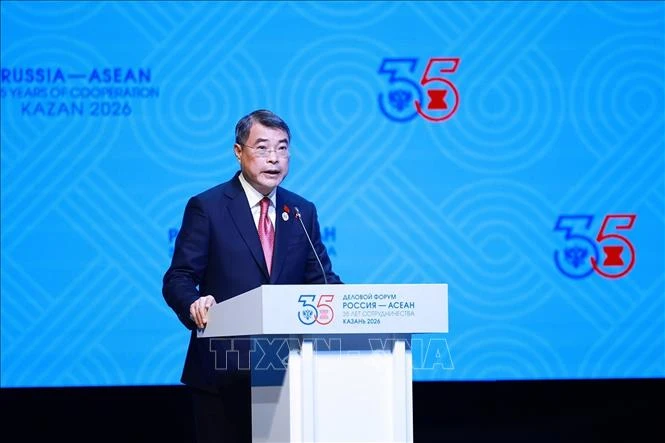 Thủ tướng Lê Minh Hưng phát biểu tại Diễn đàn Doanh nghiệp Nga - ASEAN Thủ tướng Lê Minh Hưng phát biểu tại Diễn đàn Doanh nghiệp Nga - ASEAN