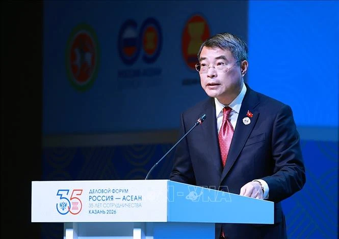 Thủ tướng Lê Minh Hưng phát biểu tại Diễn đàn Doanh nghiệp Nga - ASEAN Thủ tướng Lê Minh Hưng phát biểu tại Diễn đàn Doanh nghiệp Nga - ASEAN