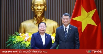 Thủ tướng Lê Minh Hưng tiếp Trưởng Ban Tổ chức Trung ương Đảng Nhân dân Cách mạng Lào