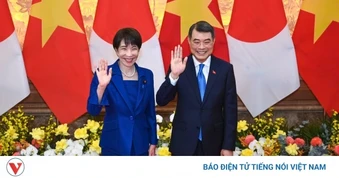 Thủ tướng Lê Minh Hưng và Thủ tướng Takaichi Sanae gặp gỡ báo chí