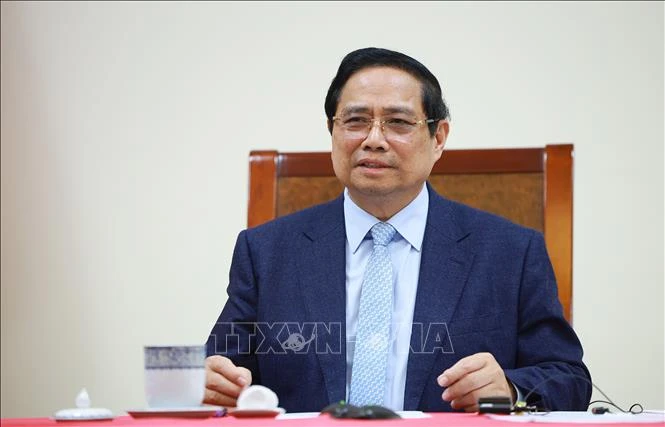 Thủ tướng Phạm Minh Chính điện đàm với Tổng thống UAE Thủ tướng Phạm Minh Chính điện đàm với Tổng thống UAE
