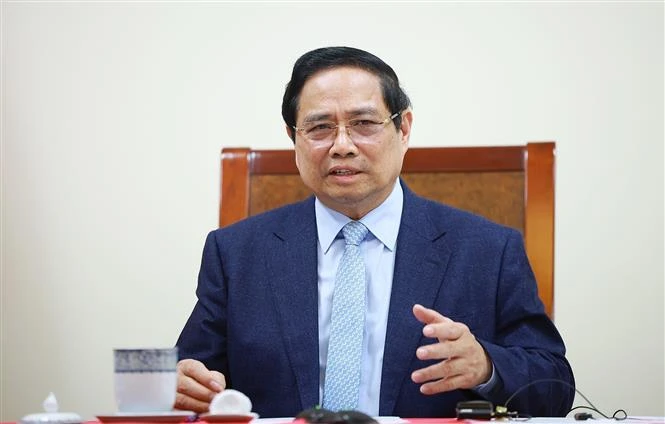 Thủ tướng Phạm Minh Chính điện đàm với Tổng thống UAE Thủ tướng Phạm Minh Chính điện đàm với Tổng thống UAE