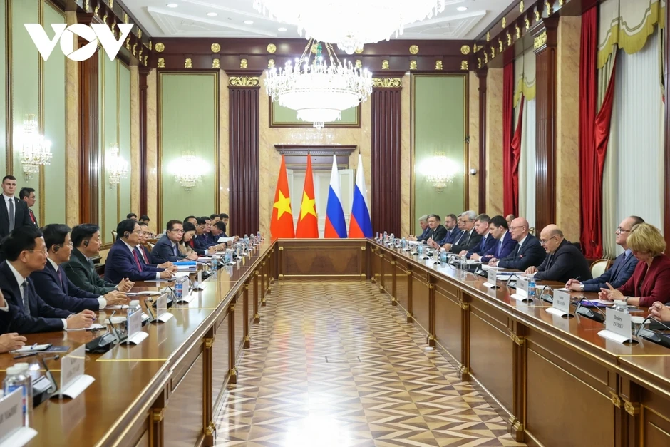 Thủ tướng Phạm Minh Chính hội đàm với Thủ tướng Nga Mikhail Mishustin Thủ tướng Phạm Minh Chính hội đàm với Thủ tướng Nga Mikhail Mishustin