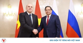 Thủ tướng Phạm Minh Chính hội đàm với Thủ tướng Nga Mikhail Mishustin