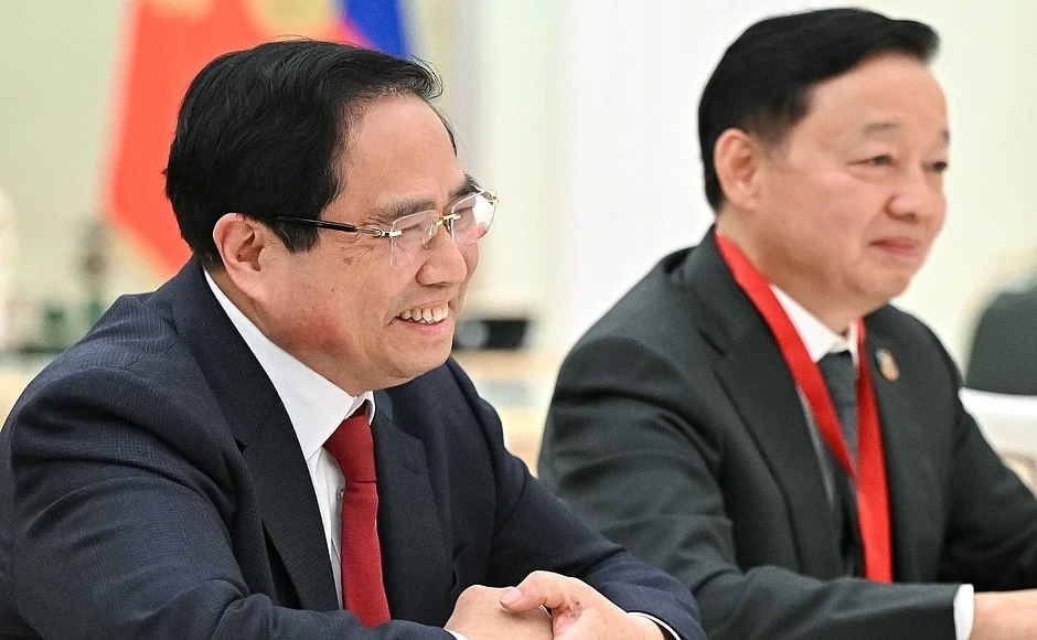 Thủ tướng Phạm Minh Chính hội kiến Tổng thống Nga Vladimir Putin