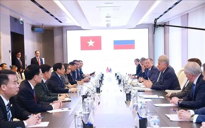 Thủ tướng Phạm Minh Chính làm việc, thúc đẩy các dự án khí LNG với Nga Thủ tướng Phạm Minh Chính làm việc, thúc đẩy các dự án khí LNG với Nga