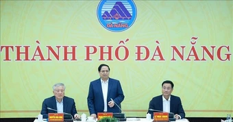 Thủ tướng Phạm Minh Chính làm việc với Ban Thường vụ Thành ủy Đà Nẵng