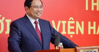 Thủ tướng Phạm Minh Chính thăm, làm việc với Học viện Hành chính và quản trị công