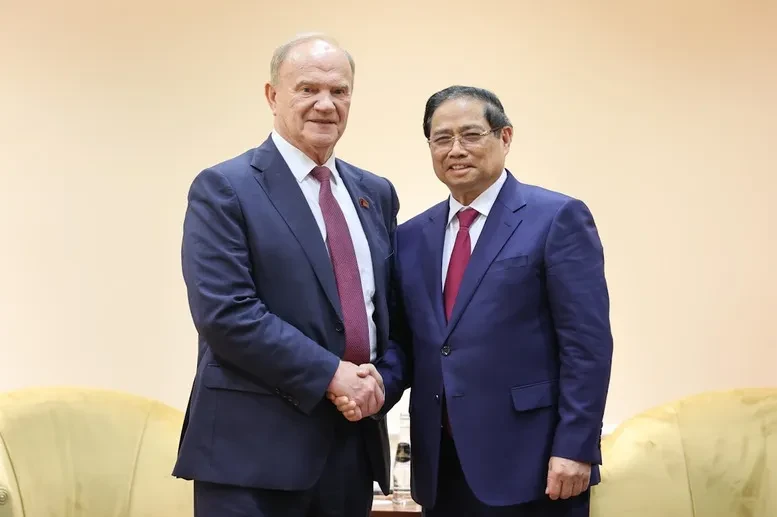 Thủ tướng Phạm Minh Chính tiếp Chủ tịch Đảng Cộng sản Liên bang Nga Thủ tướng Phạm Minh Chính tiếp Chủ tịch Đảng Cộng sản Liên bang Nga