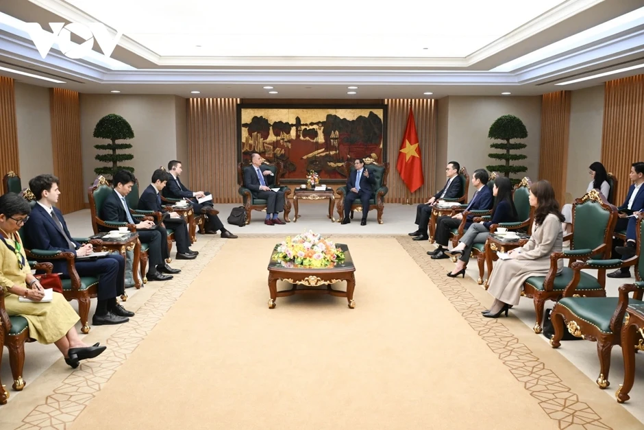 Thủ tướng Phạm Minh Chính tiếp Đoàn cán bộ Quỹ Tiền tệ Quốc tế Thủ tướng Phạm Minh Chính tiếp Đoàn cán bộ Quỹ Tiền tệ Quốc tế