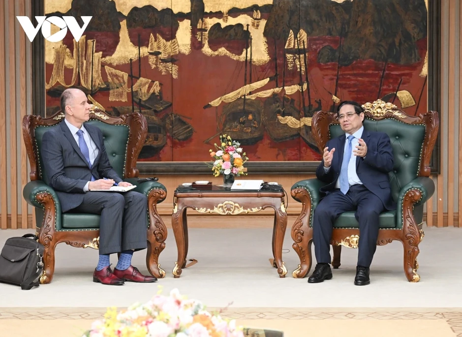 Thủ tướng Phạm Minh Chính tiếp Đoàn cán bộ Quỹ Tiền tệ Quốc tế Thủ tướng Phạm Minh Chính tiếp Đoàn cán bộ Quỹ Tiền tệ Quốc tế