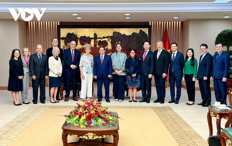 Thủ tướng Phạm Minh Chính tiếp Đoàn Quỹ Eisenhower của Hoa Kỳ Thủ tướng Phạm Minh Chính tiếp Đoàn Quỹ Eisenhower của Hoa Kỳ