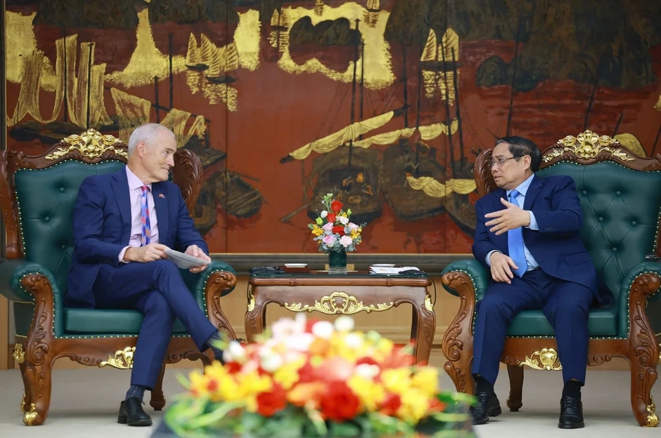 Thủ tướng Phạm Minh Chính tiếp Giám đốc Đại học RMIT Thủ tướng Phạm Minh Chính tiếp Giám đốc Đại học RMIT