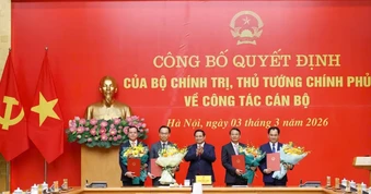Thủ tướng Phạm Minh Chính trao các quyết định nhân sự