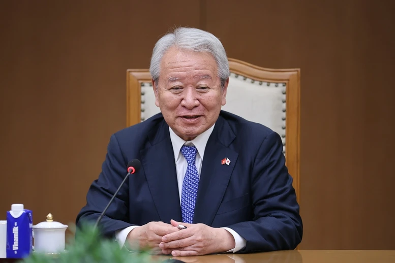Thủ tướng tiếp Chủ tịch JICA: Thúc đẩy những dự án biểu tượng trong quan hệ Việt - Nhật Thủ tướng tiếp Chủ tịch JICA: Thúc đẩy những dự án biểu tượng trong quan hệ Việt - Nhật