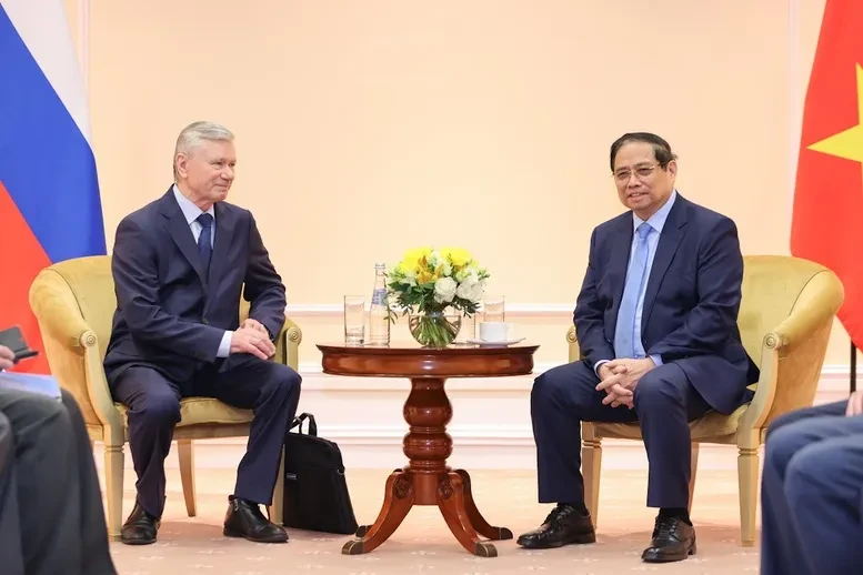 Thủ tướng tiếp lãnh đạo Hội Hữu nghị Nga - Việt và Hội Cựu chiến binh Nga