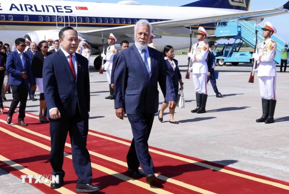 Thủ tướng Timor Leste đến Hà Nội, bắt đầu thăm chính thức Việt Nam và dự AFF 2026 Thủ tướng Timor Leste đến Hà Nội, bắt đầu thăm chính thức Việt Nam và dự AFF 2026