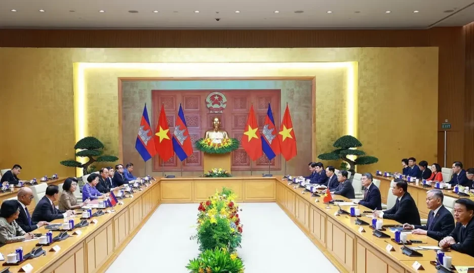Thúc đẩy kết nối hai nền kinh tế Việt Nam - Campuchia Thúc đẩy kết nối hai nền kinh tế Việt Nam - Campuchia