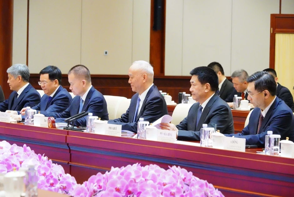 Thường trực Ban Bí thư hội đàm với Chánh Văn phòng TƯ Đảng Cộng sản Trung Quốc Thường trực Ban Bí thư hội đàm với Chánh Văn phòng TƯ Đảng Cộng sản Trung Quốc
