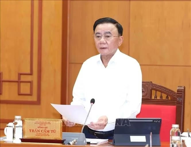 Thường trực Ban Bí thư Trần Cẩm Tú: Bảo đảm tiến độ, chất lượng Đề cương tổng kết 40 năm thực hiện Cương lĩnh Thường trực Ban Bí thư Trần Cẩm Tú: Bảo đảm tiến độ, chất lượng Đề cương tổng kết 40 năm thực hiện Cương lĩnh