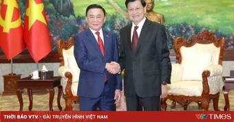 Thường trực Ban Bí thư Trần Cẩm Tú hội kiến Tổng Bí thư, Chủ tịch nước Lào