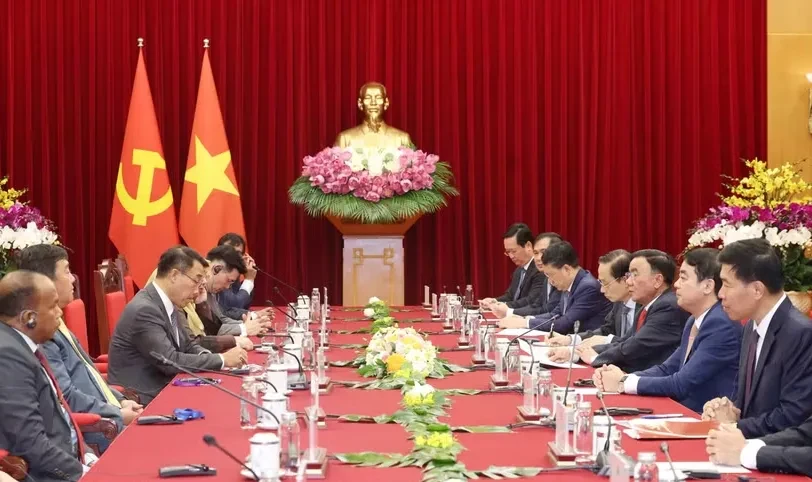 Thường trực Ban Bí thư Trần Cẩm Tú tiếp các chính đảng các nước Đông Nam Á Thường trực Ban Bí thư Trần Cẩm Tú tiếp các chính đảng các nước Đông Nam Á