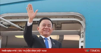 Thường trực Ban Bí thư Trần Cẩm Tú về tới Hà Nội, kết thúc tốt đẹp chuyến thăm chính thức Lào và Campuchia