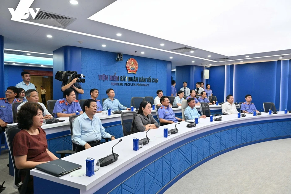 Thường trực Đảng ủy các cơ quan Đảng Trung ương làm việc với Viện KSND tối cao Thường trực Đảng ủy các cơ quan Đảng Trung ương làm việc với Viện KSND tối cao