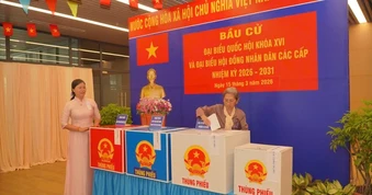 Tỉ lệ cử tri đi bầu cử của TPHCM đạt 96,67%
