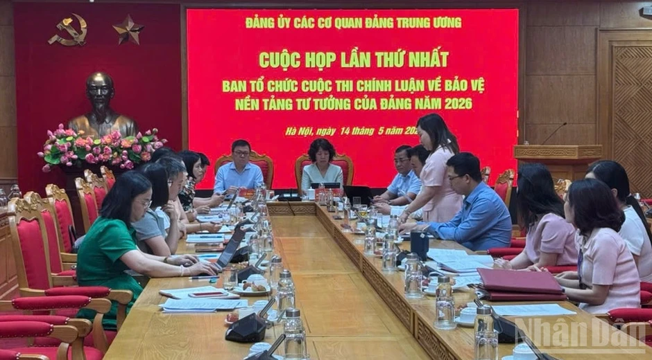 Tiếp tục tạo dấu ấn cho Cuộc thi chính luận bảo vệ nền tảng tư tưởng của Đảng 2026 Tiếp tục tạo dấu ấn cho Cuộc thi chính luận bảo vệ nền tảng tư tưởng của Đảng 2026