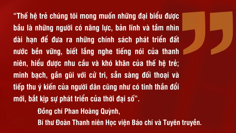 Tinh thần thanh niên hướng về Ngày hội non sông 2026 của cả nước Tinh thần thanh niên hướng về Ngày hội non sông 2026 của cả nước