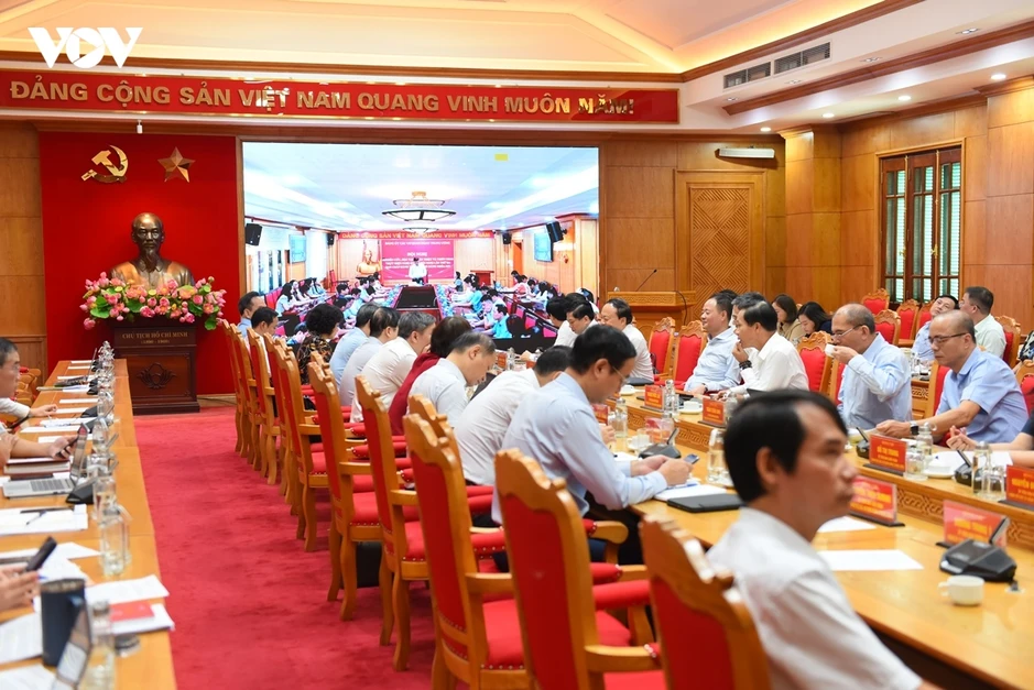 Toàn cảnh Đảng uỷ các cơ quan Đảng T.Ư học tập, triển khai Nghị quyết Trung ương 3