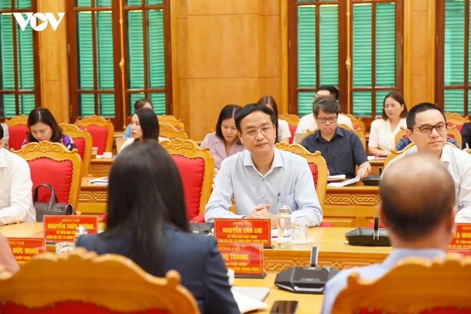 Toàn cảnh Đảng uỷ các cơ quan Đảng T.Ư học tập, triển khai Nghị quyết Trung ương 3